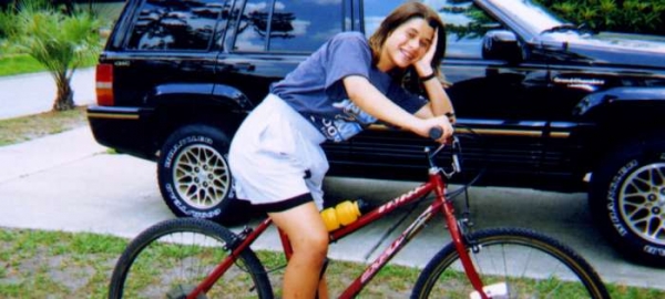 Jessica Green with Bike Picture